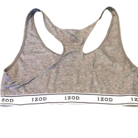 IZOD Athletic Sports Bra Unlined Womens Size Large Set of 2 - Picture 8 of 9